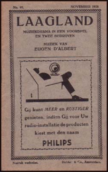 Bild von Laagland. Muziekdrama in een voorspel en 2 bedrijven