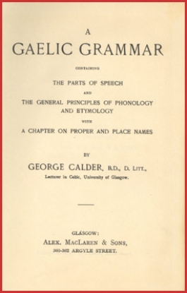 Picture of A Gaelic Grammar