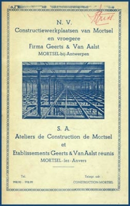 Bild von N.V. Constructiewerkplaatsen van Mortsel en vroegere firma Geerts & Van Aelst