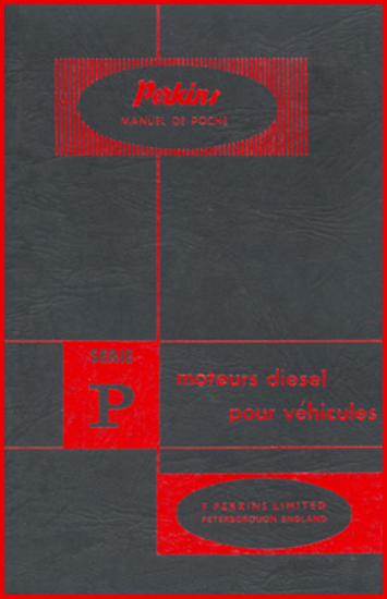 Picture of Manuel de poche pour moteurs diesel Perkins, serie P. Pour véhicules