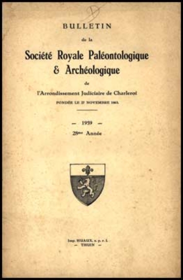 Bild von BULLETIN de la Société Paléontologique et Archéologique de Charleroi. 28me Année.