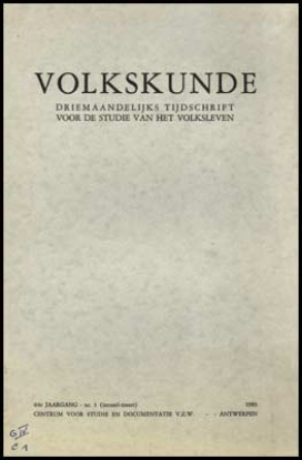 Bild von Volkskunde. Jg 84, nr.1
