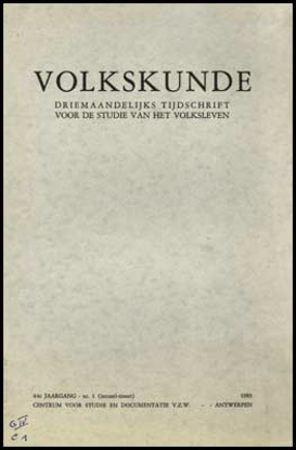 Afbeeldingen van Volkskunde. Jg 84, nr.1