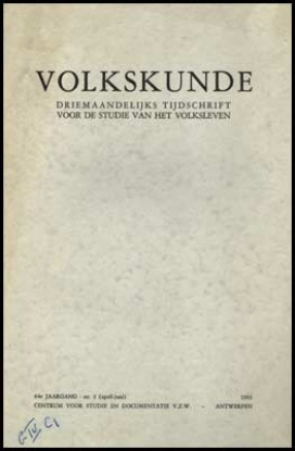 Bild von Volkskunde. Jg 84, nr.2