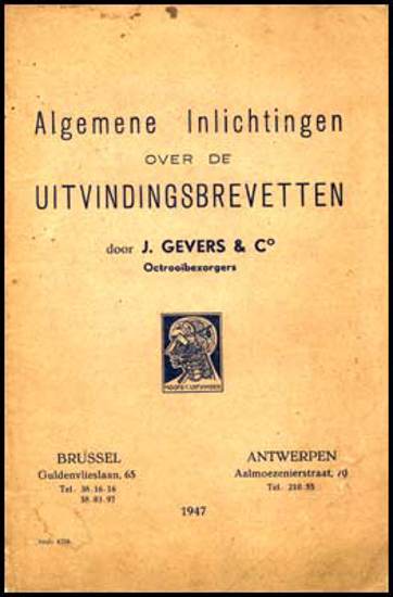 Picture of Algemene inlichtingen over de uitvindingsbrevetten