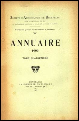 Bild von Annuaire de la societé royale de archeologie de Bruxelles, tome XIV