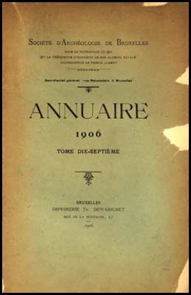 Picture of Annuaire de la societé royale de archeologie de Bruxelles, tome XVII