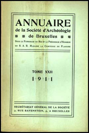 Afbeeldingen van Annuaire de la societé royale de archeologie de Bruxelles, tome XXII