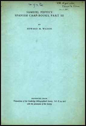 Bild von Samuel Pepys s Spanish Chap-Books, Part III
