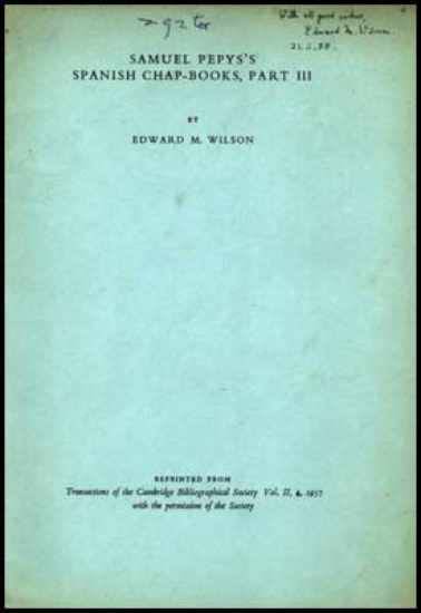 Bild von Samuel Pepys s Spanish Chap-Books, Part III