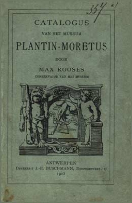 Bild von Catalogus van het Museum Plantin-Moretus