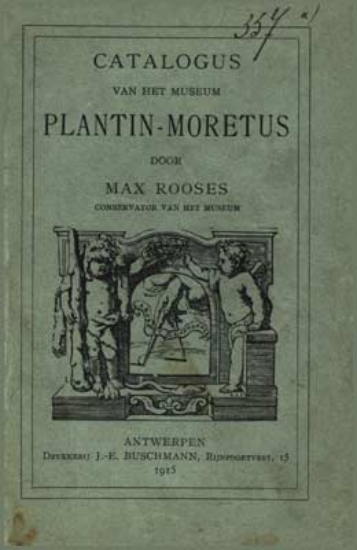 Bild von Catalogus van het Museum Plantin-Moretus