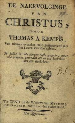 Bild von De Naervolginge van Christus