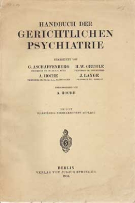 Bild von Handbuch der Gerichtlichen Psychiatrie