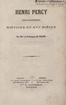 Image de Henri Percy. Comte de Northumberland. Histoire du XVIe siècle