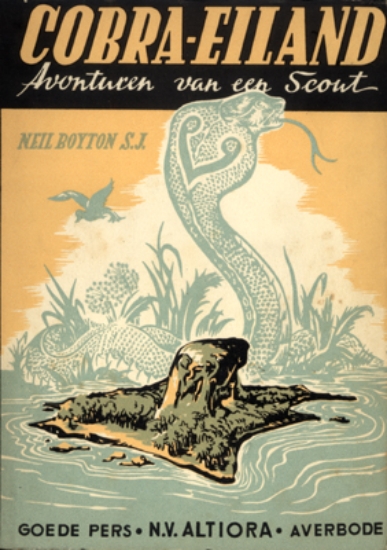 Bild von Cobra-Eiland. Avonturen van een Scout. (Cobra Island). Omslag en illustraties van Jan FLAMENG