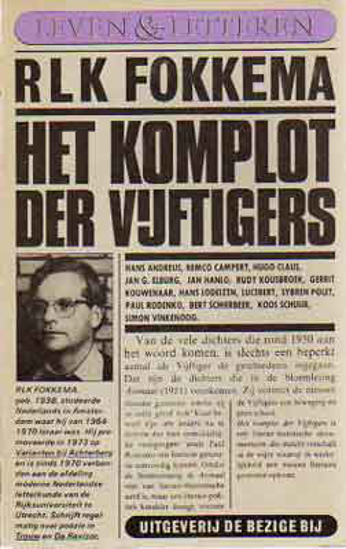 Picture of Het komplot der vijftigers. Een literair-historische documentaire