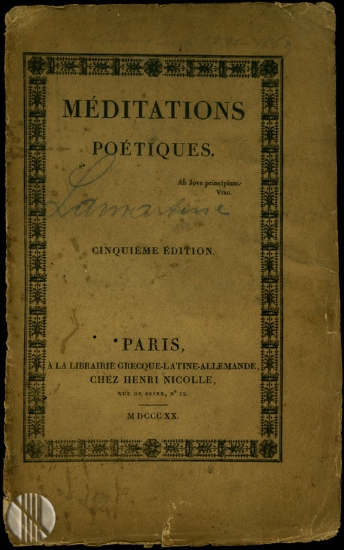 Bild von Méditations poétiques