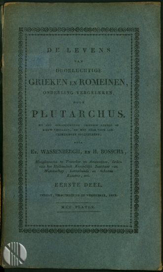 Bild von De levens van doorluchtige Grieken en Romeinen, onderling vergeleken door Plutarchus. 13 delen volledig. Met platen