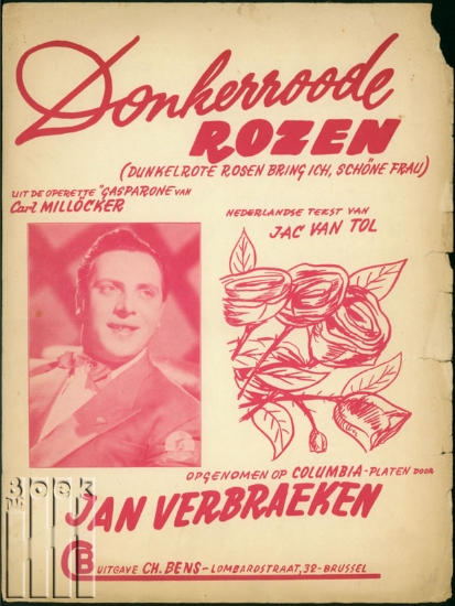 Bild von Donkerroode Rozen (Dunkelrote rosen bring ich, schöne frau)