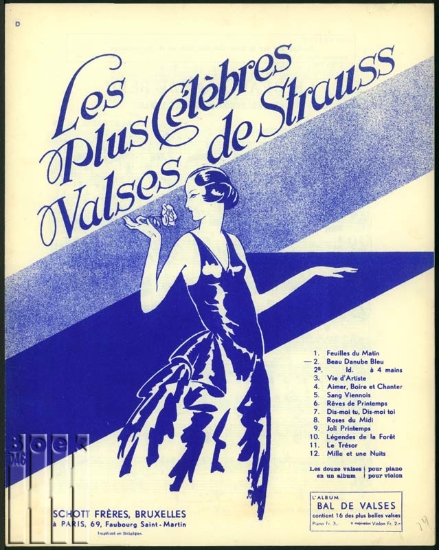 Bild von Les Plus Célèbres Valses. N° 2: Le beau Danube Bleu