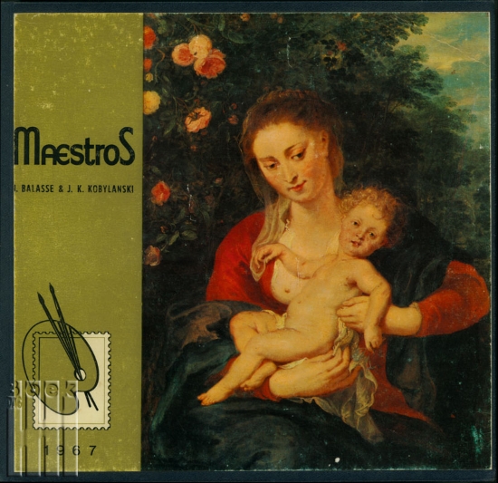 Bild von Maestros catalogue des timbres-poste se rapportant à la peinture, of postage stamps representing paintings