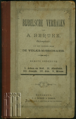 Bild von Bijbelsche Verhalen. Eerste gedeelte