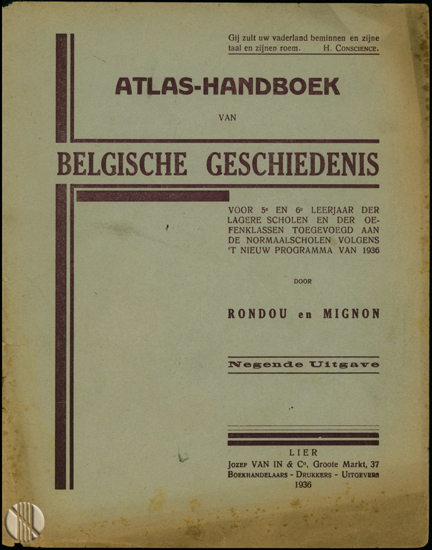 Image de Atlas-Handboek van Belgische Gechiedenis