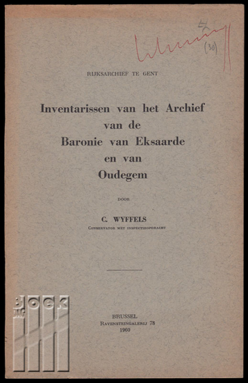 Image de Inventarissen van het Archief van de Baronie van Eksaarde en van Oudegem