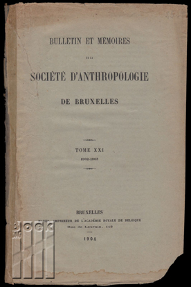 Image de Bulletin et mémoires de la société d' Anthropologie de Bruxelles