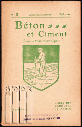 Image de Béton et Ciment. Travaux divers en béton comprimé et een ciment armé