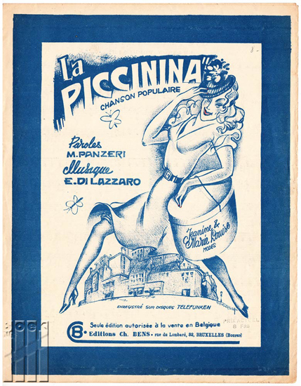 Image de La Piccinina. Chanson populaire