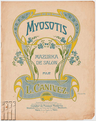 Afbeeldingen van Le Myosotis. Mazurka de salon