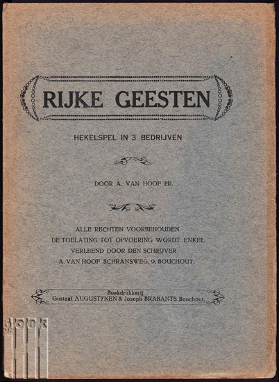 Image de Rijke Geesten. Hekelspel in 3 bedrijven