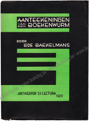 Picture of Aanteekeningen van een Boekenwurm. GESIGNEERD