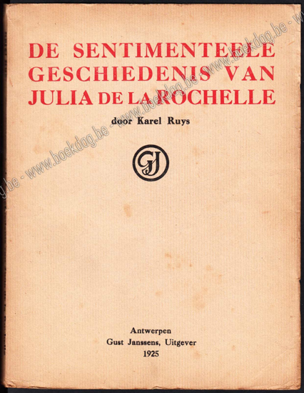 Image de De sentimenteele geschiedenis van Julia de la Rochelle