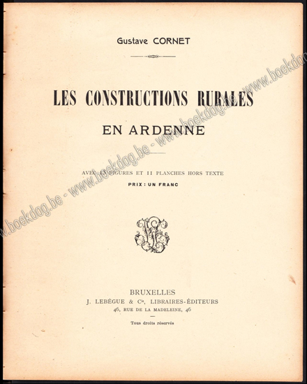 Image de Les constructions rurales en Ardenne