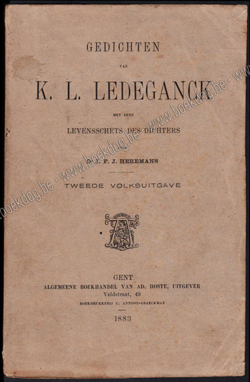 Image de Gedichten van K. L. Ledeganck met een levensschets des dichters