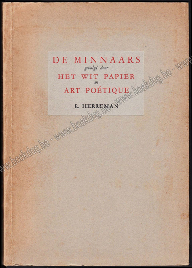 Image de De minnaars. Het wit papier. Art poetique