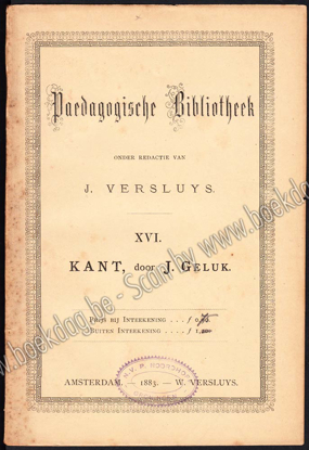 Image de Paedagogische Bibliotheek. XVI. Kant