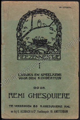 Afbeeldingen van Meezennestje I: kinderliedjes met gebaren, speelkens met gezang, godsdienstige en gelegenheidsliedjes