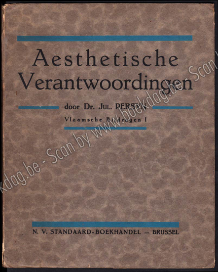 Image de Aesthetische Verantwoordingen. Vlaamsche Bijdragen I