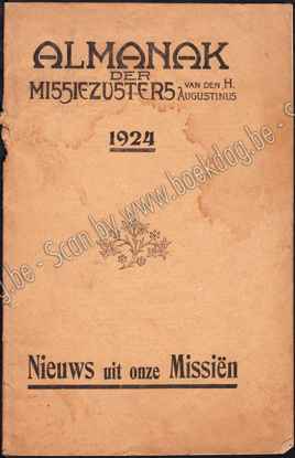 Image de Almanak der Missiezusters van den H. Augustinus 1924