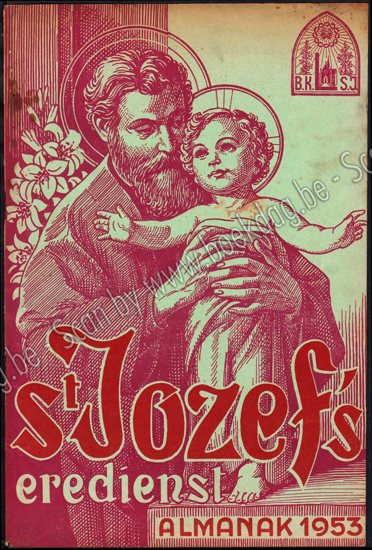 Image de Almanak van St. Jozef's Gedurigen Eredienst Apostelwerk van Pater Damiaan 1953