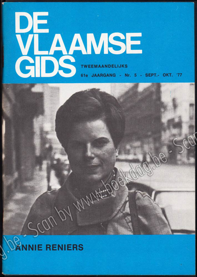 Image de De Vlaamse Gids. Jg. 61, nr. 5. September-oktober 1977. Annie Reniers