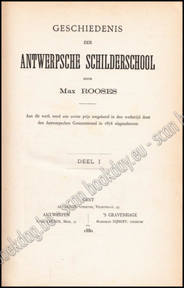 Picture of Geschiedenis der Antwerpsche Schilderschool