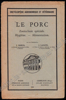 Afbeeldingen van Le porc: zootechnie générale : hygiène, alimentation