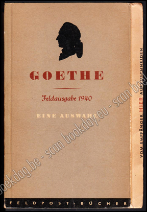 Image de Goethe Feldausgabe 1940, Eine Auswahl