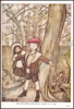 Picture of J.M. Barrie's Peter Pan in Kensington Gardens. Illustrations by Arthur Rackham