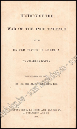 Image de History of the War of the Independence of the United States of America.